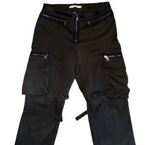 Billtornade Green/Grey Cargo Style Tie Pants - Size Small